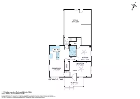 Floorplan - 2135 Columbus Rd, Springfield, OH 45503 photo 1 of 3