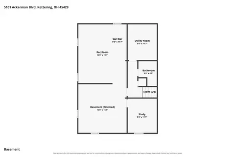 Floorplan - 5101 Ackerman Blvd, Kettering, OH 45429 photo 3 of 4