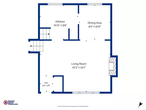 Floorplan - 3836 Benfield Dr, Kettering, OH 45429 photo 4 of 5
