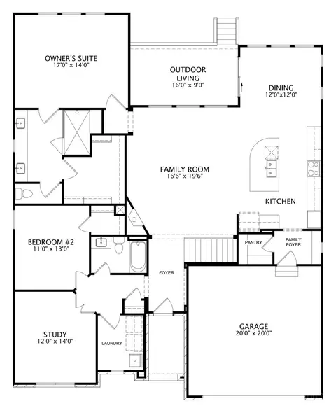 Floorplan - 971 Crestpoint, Cincinnati, OH 45245 photo 1 of 1