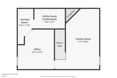 Floorplan - 6120 Fireside, Mason, OH 45040 photo 3 of 4