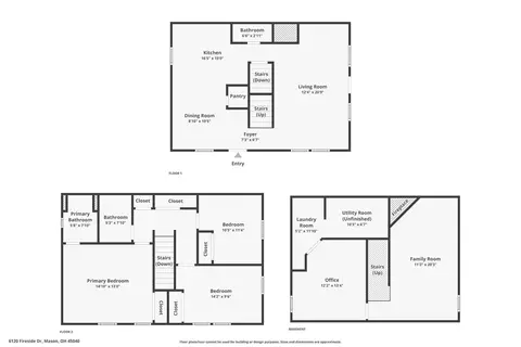 Floorplan - 6120 Fireside, Mason, OH 45040 photo 4 of 4