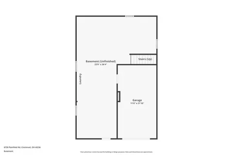 Floorplan - 6728 Plainfield Rd, Silverton, OH 45236 photo 1 of 3