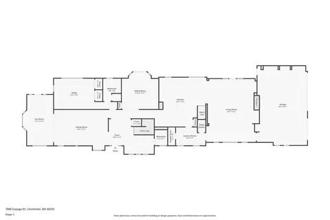 Floorplan - 7500 Cayuga Dr, Cincinnati, OH 45243 photo 2 of 3