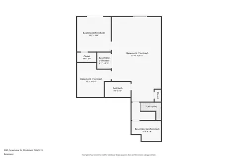 Floorplan - 3365 Forestview Dr, Cincinnati, OH 45211 photo 1 of 1