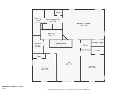 Floorplan - 9608 Kettering Ct, Harrison, OH 45030 photo 4 of 4