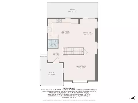 Floorplan - 3136 Durrell Ave, Cincinnati, OH 45207 photo 1 of 5
