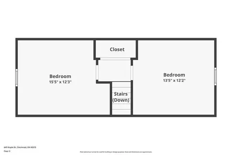 Floorplan - 649 Maple Dr, Reading, OH 45215 photo 4 of 4