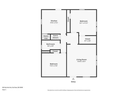 Floorplan - 604 Harrison Ave, Harrison, OH 45030 photo 1 of 2