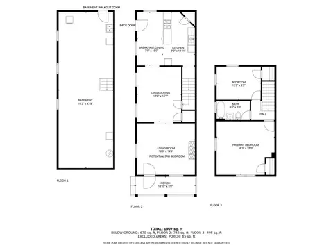 Floorplan - 529 Riddle Rd, Cincinnati, OH 45220 photo 3 of 3