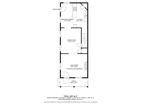 Floorplan - 529 Riddle Rd, Cincinnati, OH 45220 photo 1 of 3