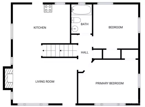 Floorplan - 186 W Crest Dr, Reading, OH 45215 photo 2 of 3