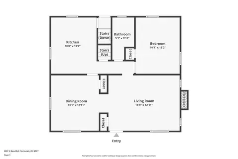 Floorplan - 3937 N Bend Rd, Cheviot, OH 45211 photo 1 of 4
