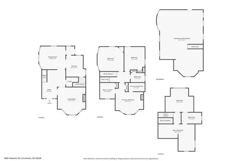 Floorplan - 3605 Edwards Rd, Cincinnati, OH 45208 photo 5 of 5