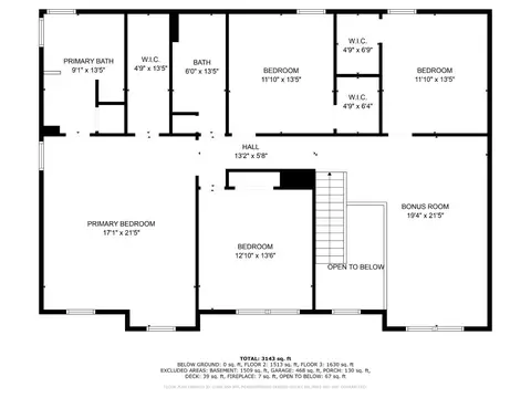 Floorplan - 967 Oak Forest Dr, Morrow, OH 45152 photo 3 of 4