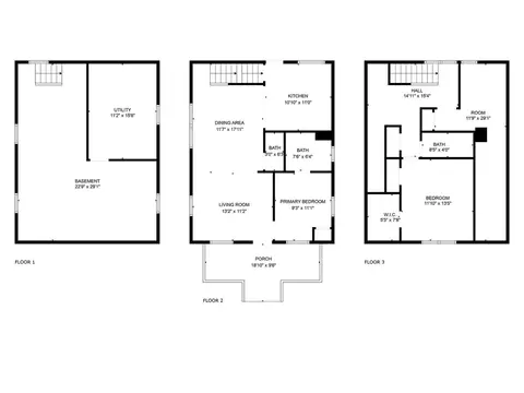 Floorplan - 3907 Watterson Rd, Fairfax, OH 45227 photo 1 of 5