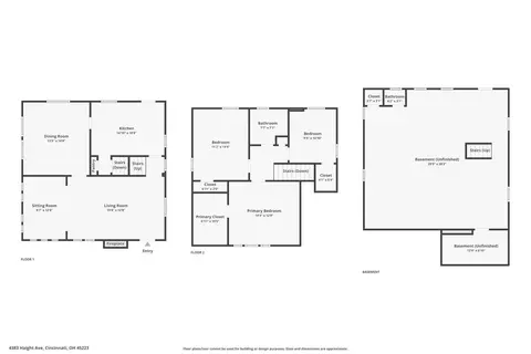 Floorplan - 4383 Haight Ave, Cincinnati, OH 45223 photo 1 of 4