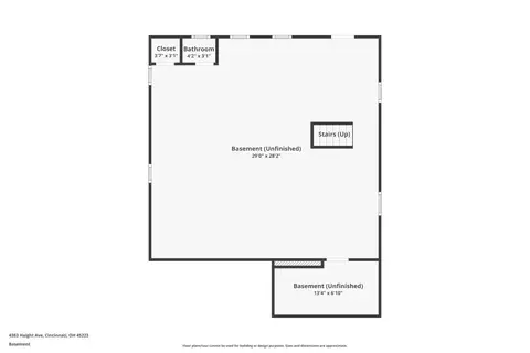 Floorplan - 4383 Haight Ave, Cincinnati, OH 45223 photo 4 of 4