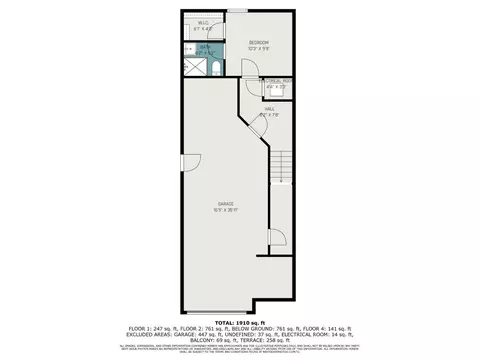 Floorplan - 533 Ringgold St, Cincinnati, OH 45202 photo 3 of 4