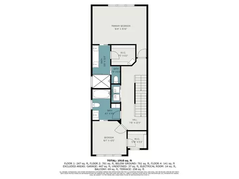 Floorplan - 533 Ringgold St, Cincinnati, OH 45202 photo 2 of 4