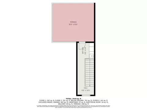 Floorplan - 533 Ringgold St, Cincinnati, OH 45202 photo 4 of 4