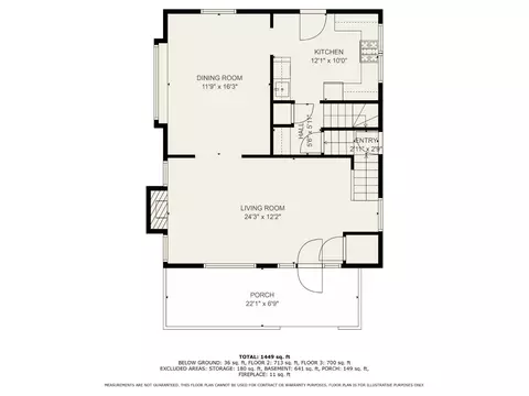 Floorplan - 649 Harmes Ave, Reading, OH 45215 photo 3 of 5