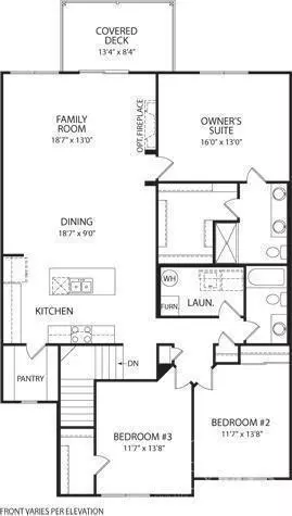Floorplan - 1032 Misty Stream Dr, Cincinnati, OH 45231 photo 1 of 1