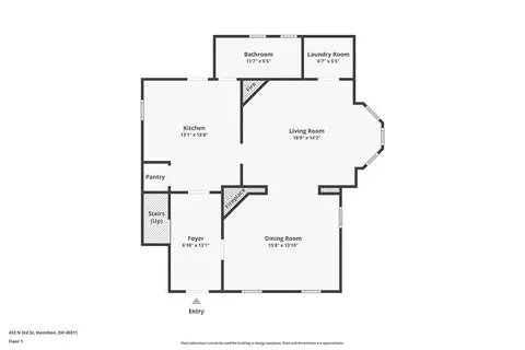Floorplan - 432 Third St, Hamilton, OH 45011 photo 2 of 4
