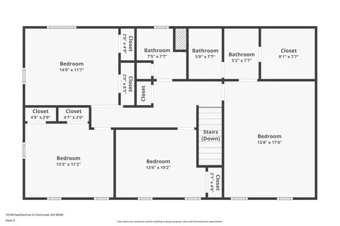 Floorplan - 12149 Heathertree Ct, Cincinnati, OH 45249 photo 4 of 4