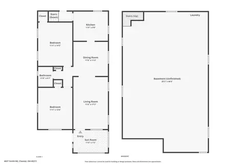 Floorplan - 4027 Smith Rd, Cheviot, OH 45211 photo 1 of 2