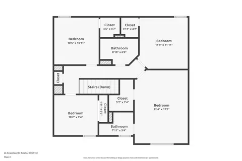 Floorplan - 22 Arrowhead Dr, Amelia, OH 45102 photo 2 of 4