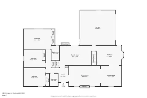 Floorplan - 9209 Sheralee Dr, Cincinnati, OH 45231 photo 1 of 3