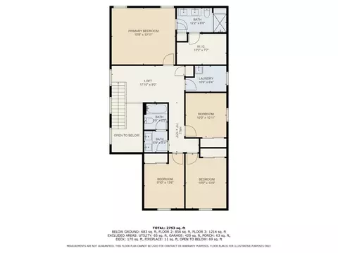 Floorplan - 6607 Ledge St, Cincinnati, OH 45227 photo 4 of 4