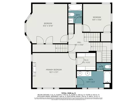 Floorplan - 917 Rogers Pl, Cincinnati, OH 45206 photo 2 of 4