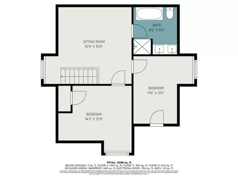 Floorplan - 917 Rogers Pl, Cincinnati, OH 45206 photo 3 of 4