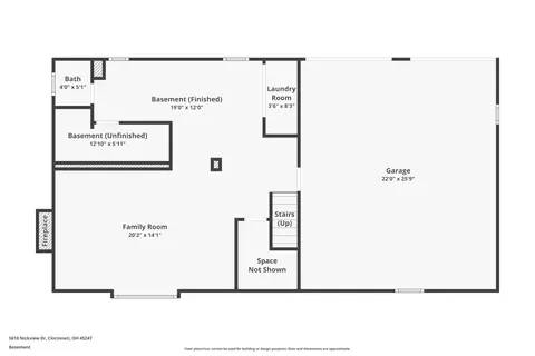 Floorplan - 5610 Nickview Dr, Cincinnati, OH 45247 photo 3 of 3