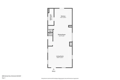 Floorplan - 6206 Hammel Ave, Golf Manor, OH 45237 photo 1 of 4