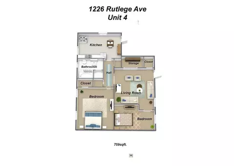 Floorplan - 1226 Rutledge Ave, Cincinnati, OH 45205 photo 2 of 4