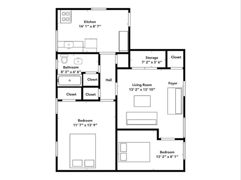 Floorplan - 1226 Rutledge Ave, Cincinnati, OH 45205 photo 1 of 4