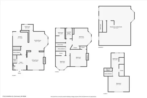 Floorplan - 1716 Mcmillan St, Cincinnati, OH 45206 photo 5 of 5