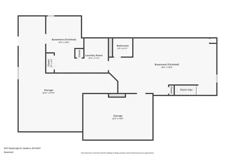 Floorplan - 5547 Mapleridge Dr, Cincinnati, OH 45227 photo 2 of 2