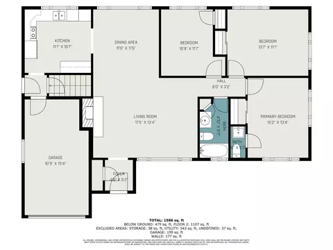 Floorplan - 868 Locust Ln, Cincinnati, OH 45245 photo 1 of 2