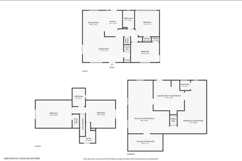 Floorplan - 5035 Willnet Dr, Cincinnati, OH 45238 photo 4 of 4