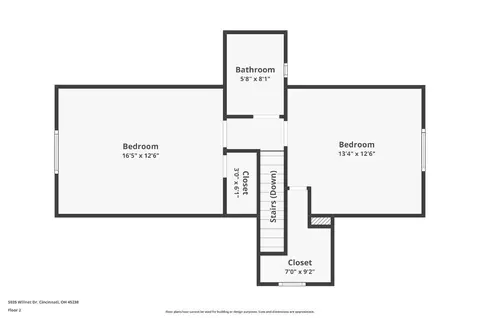 Floorplan - 5035 Willnet Dr, Cincinnati, OH 45238 photo 3 of 4