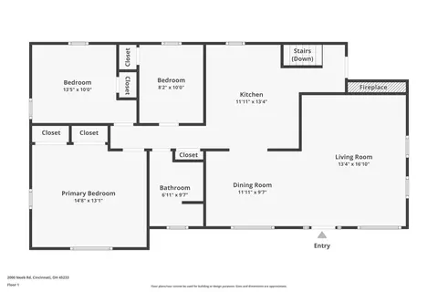 Floorplan - 2000 Neeb Rd, Cincinnati, OH 45233 photo 1 of 3