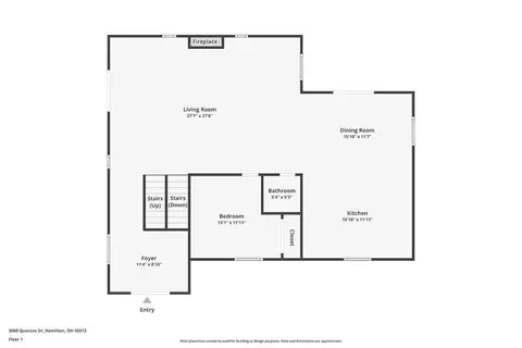 Floorplan - 3060 Quercus Dr, Hamilton, OH 45013 photo 3 of 4