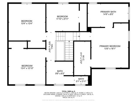 Floorplan - 10007 Windzag Ln, Montgomery, OH 45242 photo 2 of 4