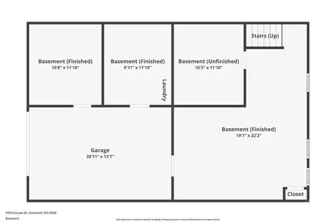 Floorplan - 5732 Fourson Dr, Cincinnati, OH 45233 photo 1 of 3