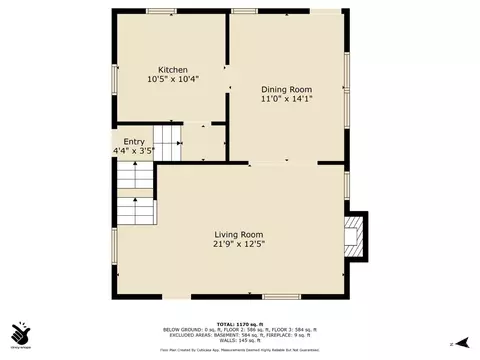 Floorplan - 1636 Beacon St, Cincinnati, OH 45230 photo 1 of 2