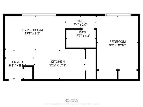 Floorplan - 694 Gholson Ave, Cincinnati, OH 45229 photo 1 of 1